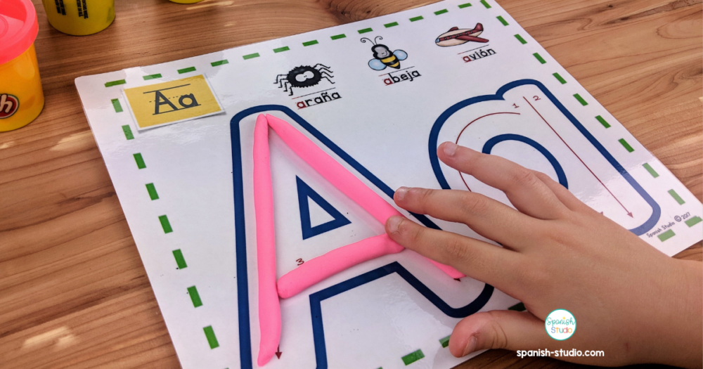 Practice alphabet in Spanish