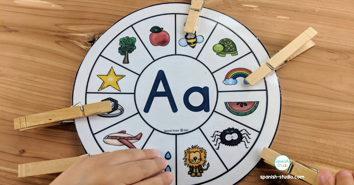 Practice alphabet in Spanish