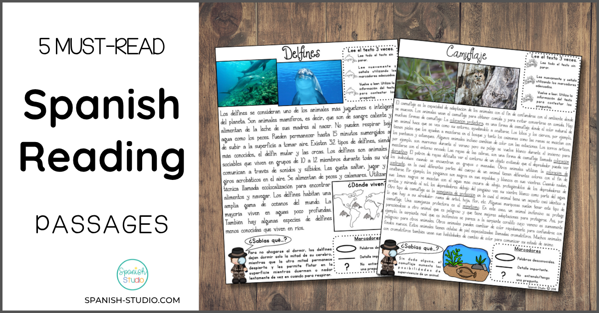 must read spanish reading passages blog