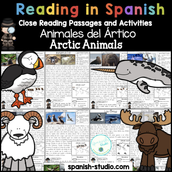 spanish reading arctic animals thumbnail