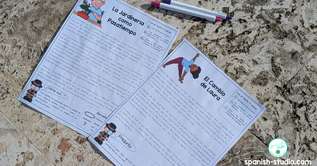 hobbies in spanish