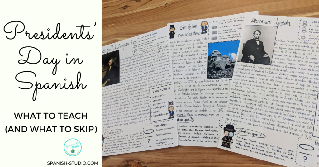 presidents day in spanish