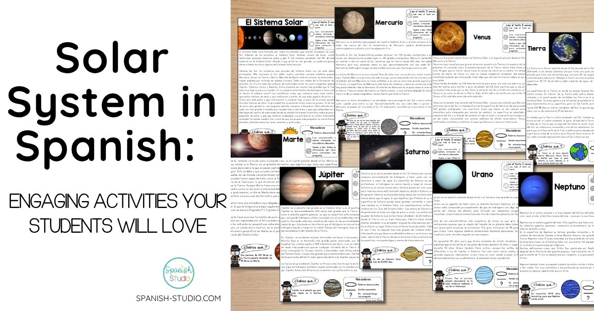 solar system in spanish blog
