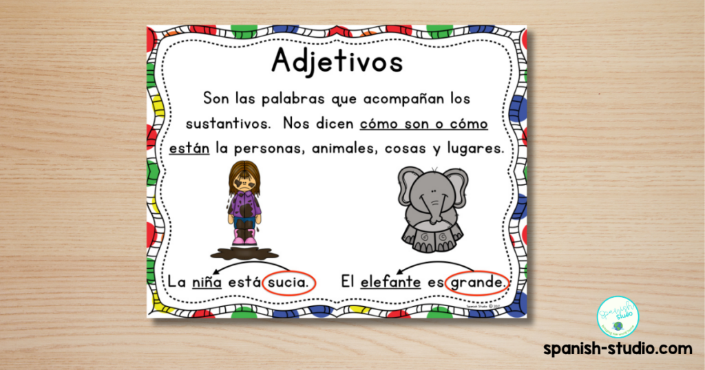 adjectives in spanish