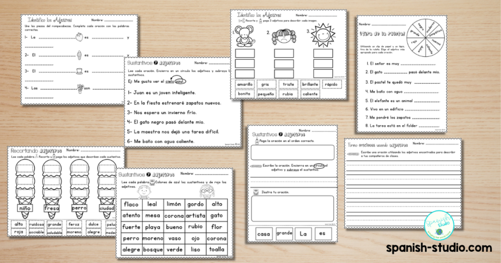 adjectives in spanish
