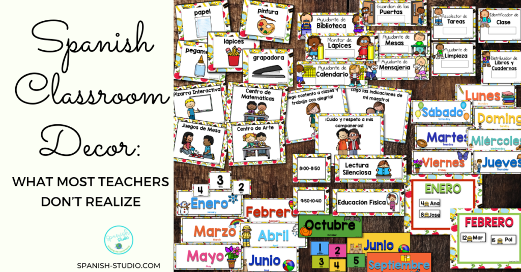 spanish classroom decor